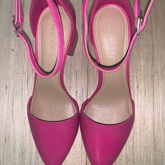 Copper Key -Pink Chunky 3” Heels - Picture 6 of 11